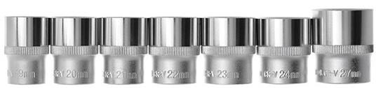 Набір інструментів Intertool STORM 1/2 "1/4" 73 од. Cr-V (ET-8073)