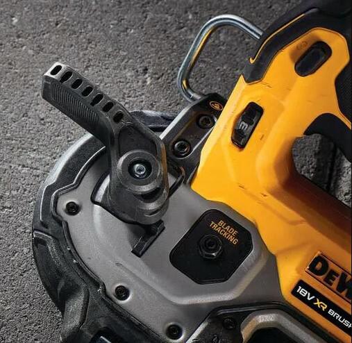 Пила стрічкова DeWALT DCS377NT (без АКБ та ЗП)