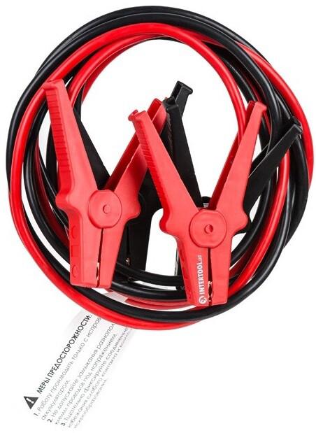 Пускові провода Intertool 500 А, 2.5 м (AT-3045)