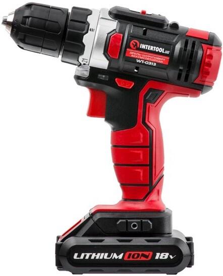Акумуляторний дриль-шуруповерт Intertool WT-0313