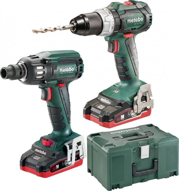 Набір Metabo Combo Set 2.1.9 18 V BL LiHD + BSLTBL + SSW400BL (685059000)