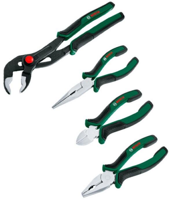 Набір шарнірно-губцевих інструментів Bosch 4 шт. (1600A02W7K)