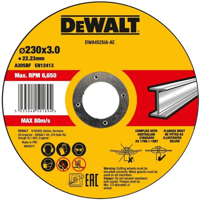 Коло відрізне DeWalt DWA4525IA