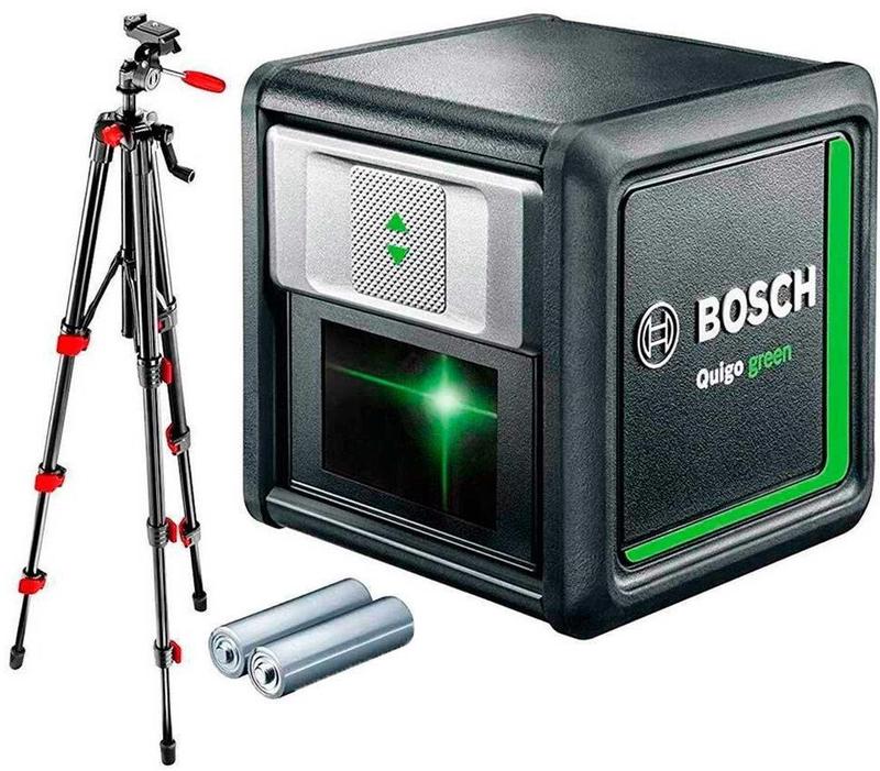 Лазерний нівелір Bosch Quigo Green + штатив (0603663C01)