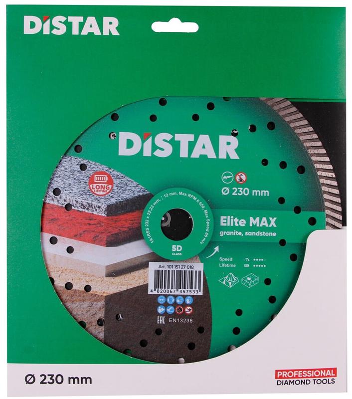 Алмазний диск Distar 1A1R Turbo 232x2,5x12x22,23 Elite Max (10115127018)