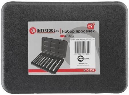 Набір просечек Intertool 3х12 мм (HT-0239)