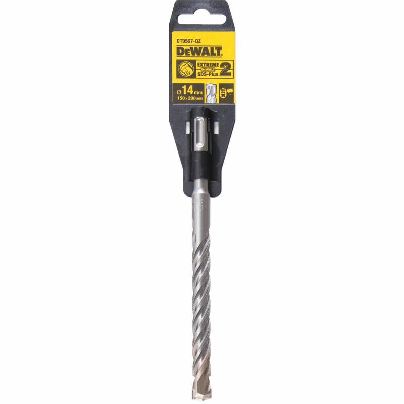 Бур DeWALT "SDS-Plus EXTREME2", 14x150x200мм