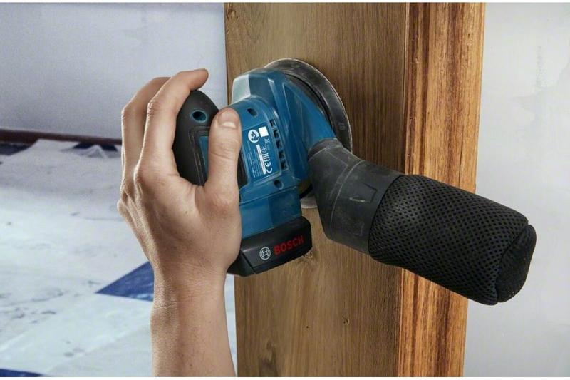 Акумуляторна ексцентрикова шліфувальна машина Bosch GEX 185-LI (06013A5021)