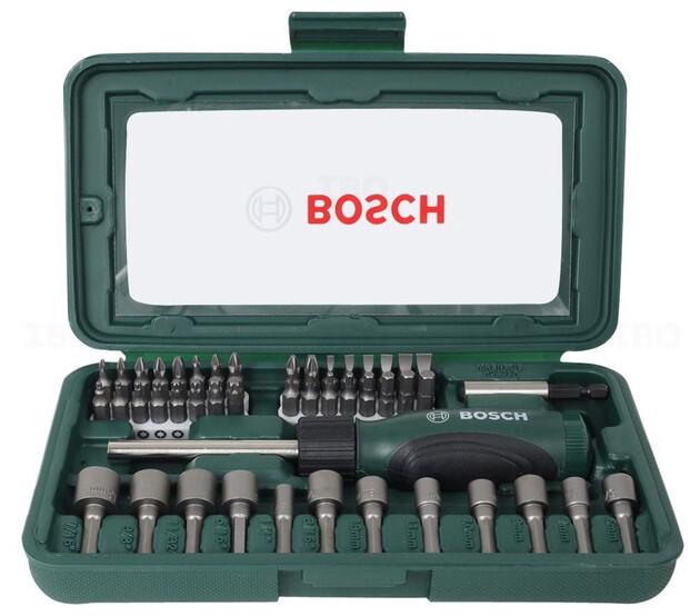 Викрутка з набором біт та головок Bosch 46 шт. (2607019504)