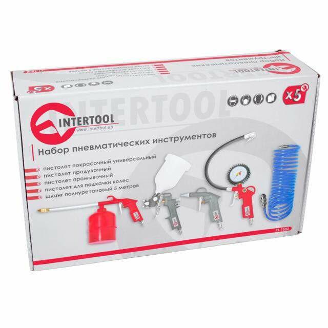 Набір фарбувальний пневматичний Intertool PT-1502