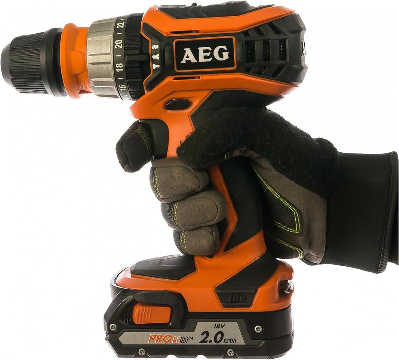 Дриль-шуруповерт ударний акумуляторний AEG BSB18C2XLi-202C (4935459424)
