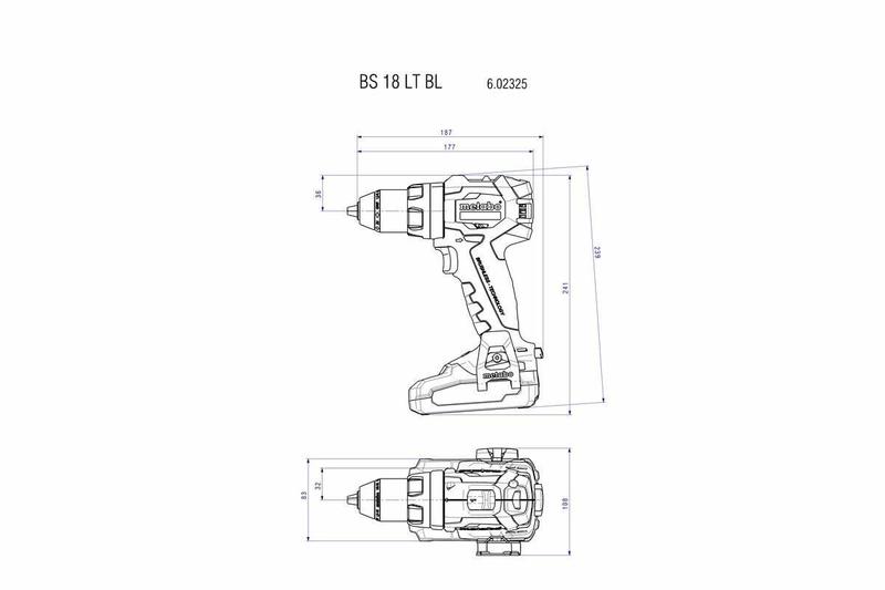 Акумуляторний шурупокрут Metabo BS 18 LT BL (602325960)