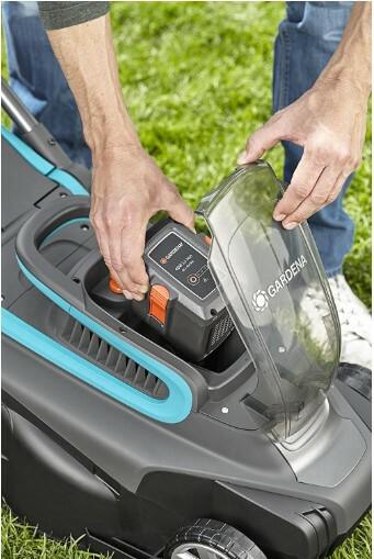 Газонокосарка акумуляторна Gardena PowerMax Li-40/37 Gar (05038-20.000.00)