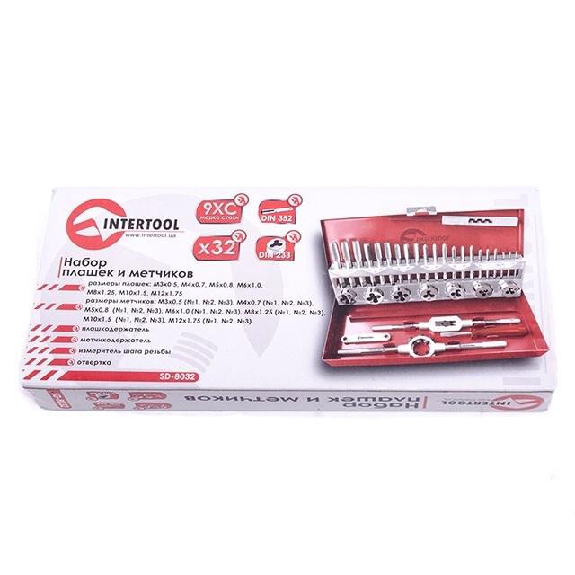 Набір мітчиків і плашок Intertool SD-8032