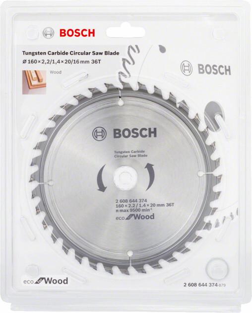 Пильний диск Bosch ECO WO 160x20 / 16 36 зуб. (2608644374)