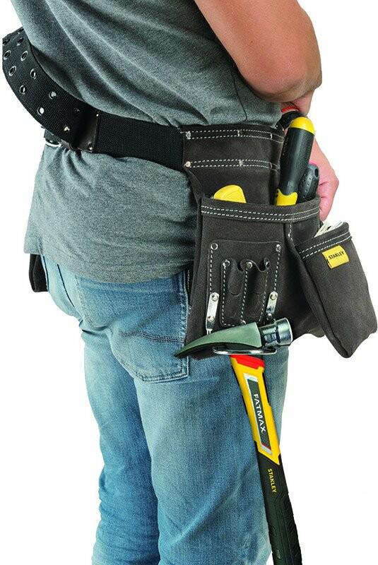 Сумка для інструменту Stanley STST1-80114, поясна з тримачем для молотка, 280х90х250 мм