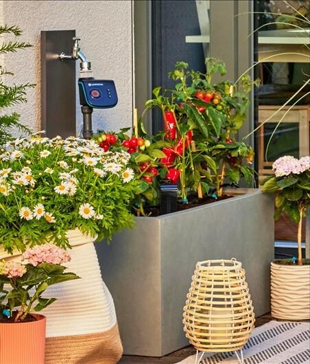 Комплект поливу Gardena Micro-Drip-System Terrace Set на 30 рослин (13400-20.000.00)