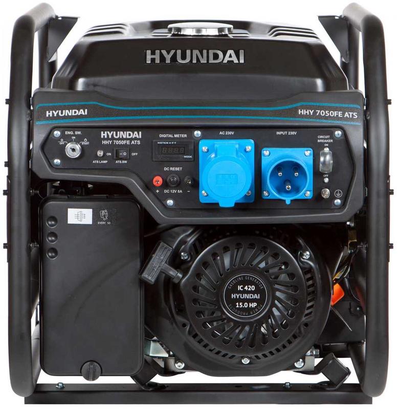 Генератор бензиновий Hyundai HHY 7050FE ATS (7050FE ATS)