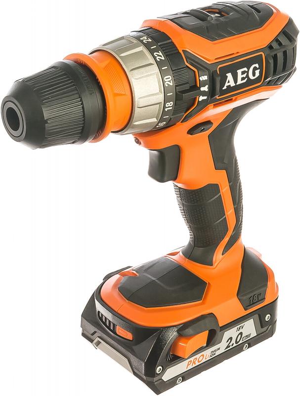 Дриль-шуруповерт ударний акумуляторний AEG BSB18C2XLi-202C (4935459424)