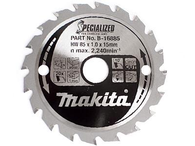Пильний диск Makita Specialized по дереву 85x15 мм 20T (B-16885)