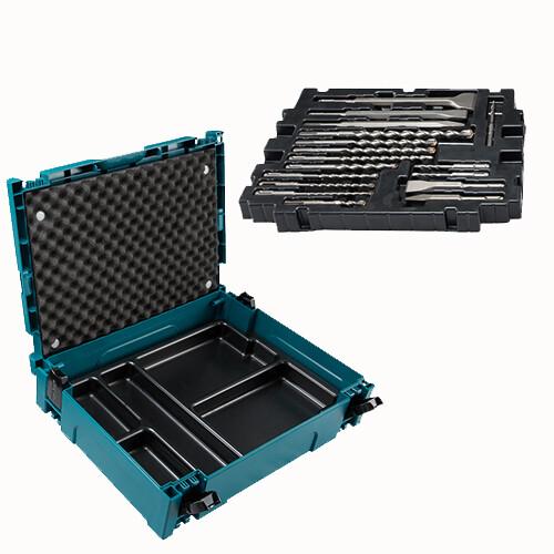 Набір свердл та доліт Makita SDS-PLUS Makpac 17 шт. (B-52059)