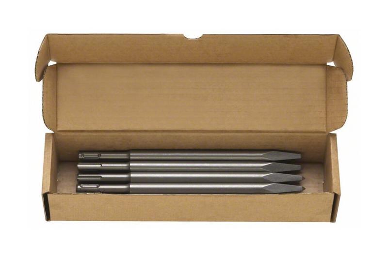 Зубило пікоподібне Bosch Standard SDS-Plus 250 мм, 10 шт. (2608690132)