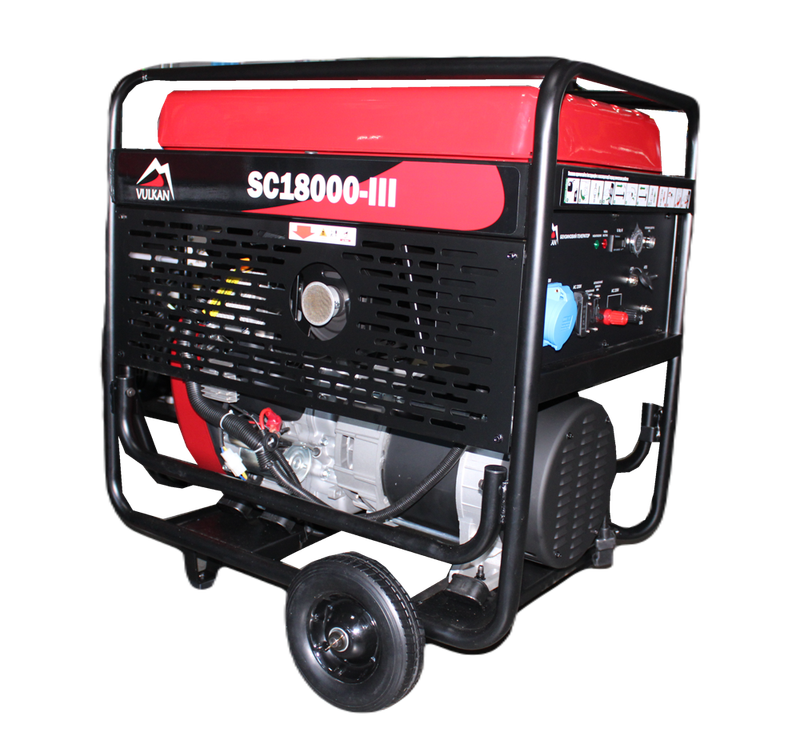 Генератор бензиновий 15 кВт Vulkan SC18000-III 34214