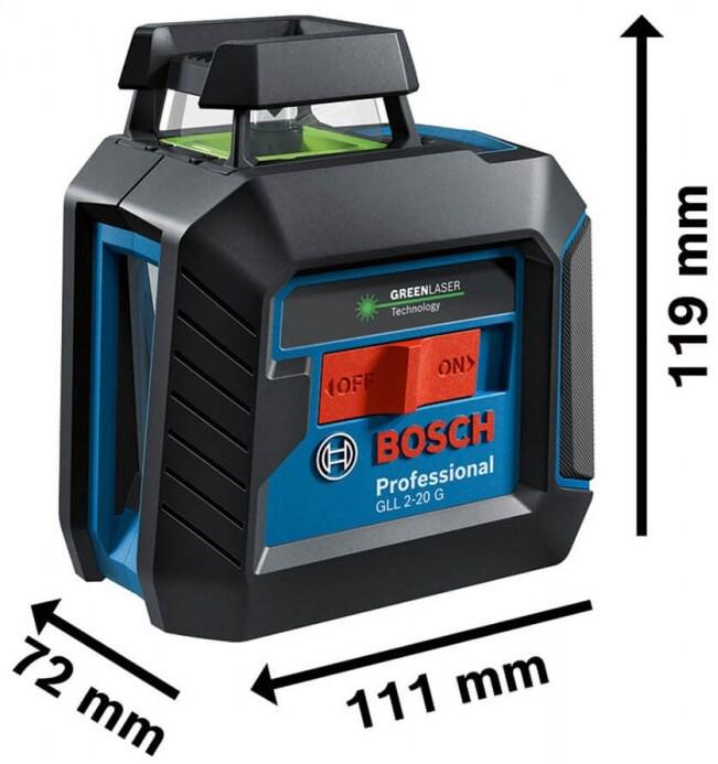 Лазерний нівелір Bosch Professional GLL 2-20 G (0601065000)
