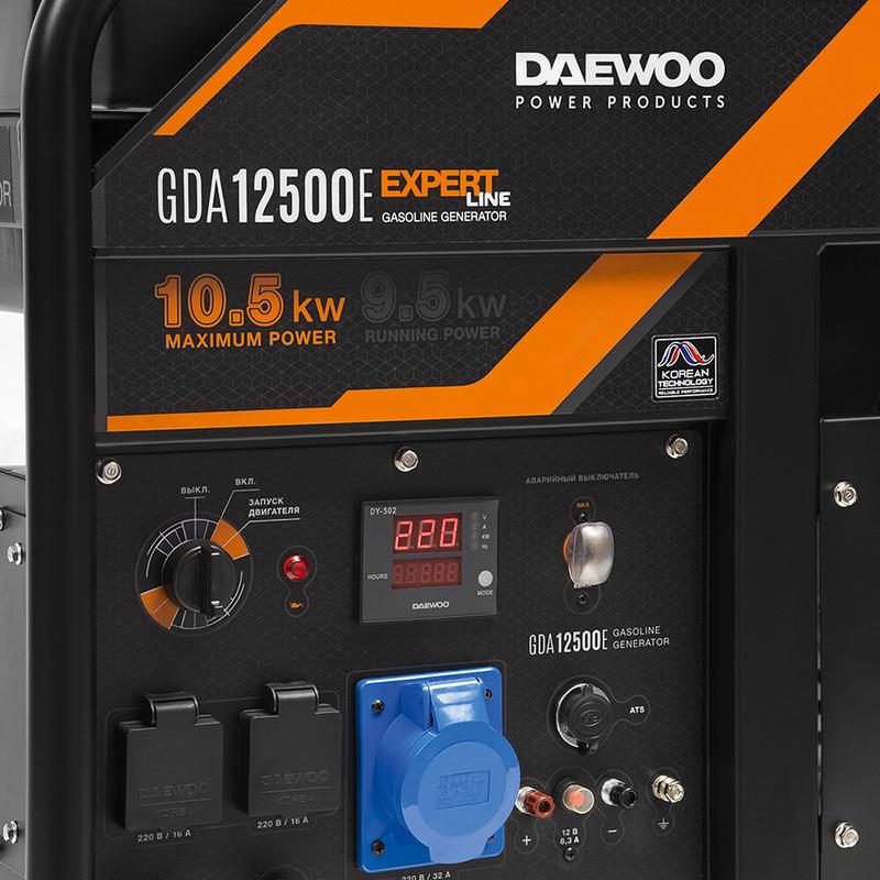Бензиновий електрогенератор Daewoo GDA 12500E