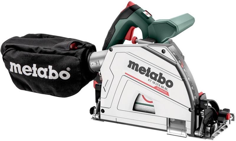 Акумуляторна погружная дискова пилка Metabo KT 18 LTX 66 BL АКБ, metaBOX (601866660)