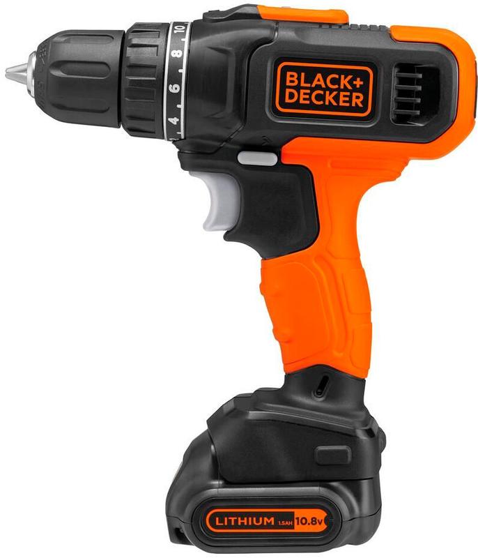 Дриль-шурупокрут акумуляторний BLACK DECKER BCD7122CK