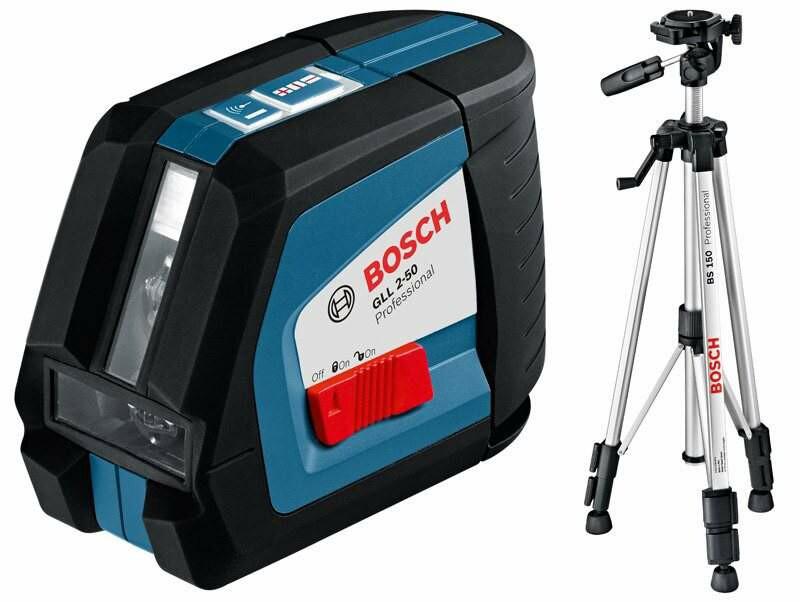 Лінійні лазери (будівник площин) Bosch GLL 2-50 + BS 150